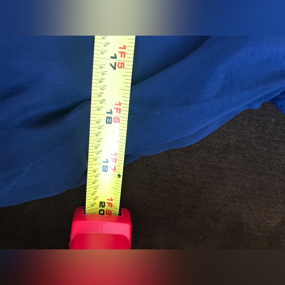 Alfred Angel Maxi Beautiful Navy Blue Gown Sz XL - Picture 12 of 14